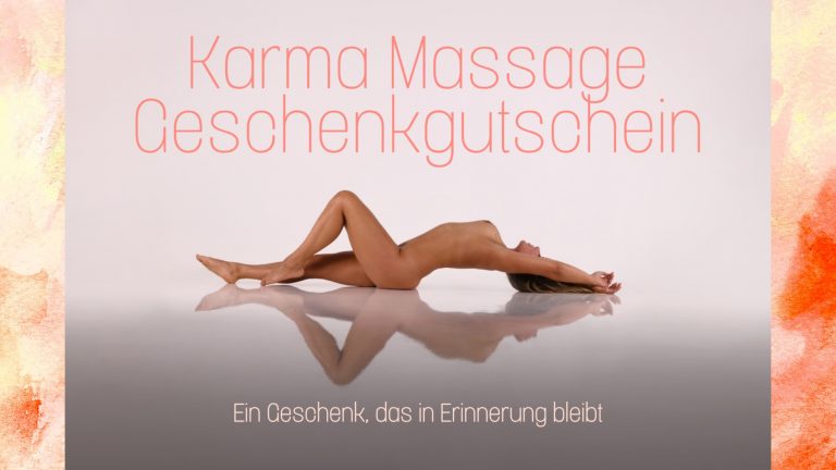 Geschenkgutschein Karma Massage